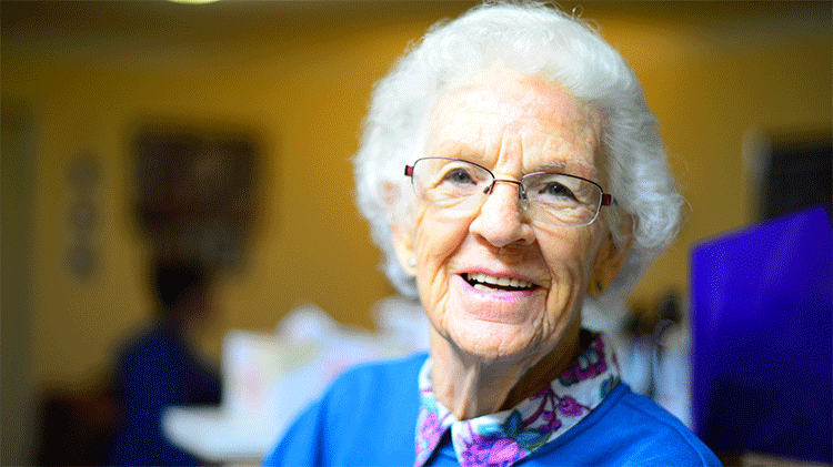 Senior Citizen Smiling