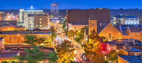 columbia-mo Downtown view of Columbia MO